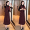 High Quality Turtle Neck With Vest and Skirts Sets